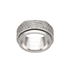 Bague Alliance PIAGET "Possession" en or blanc et diamants - Castafiore