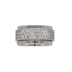 Bague Alliance PIAGET "Possession" en or blanc et diamants - Castafiore