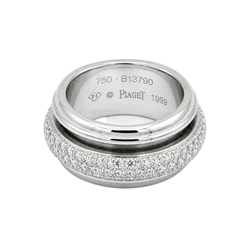 Bague Alliance PIAGET "Possession" en or blanc et diamants - Castafiore