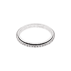 Bague Alliance PIAGET "Possession" en or blanc et diamants - Castafiore