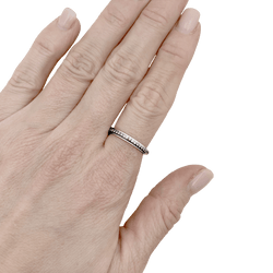 Bague Alliance PIAGET "Possession" en or blanc et diamants - Castafiore