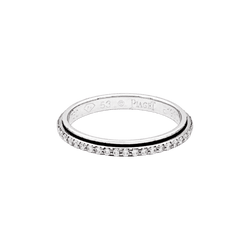 Bague Alliance PIAGET "Possession" en or blanc et diamants - Castafiore