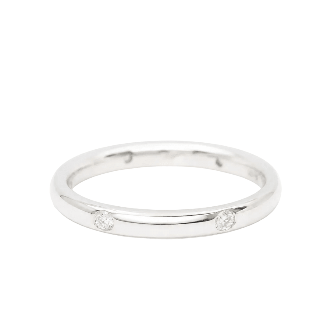 Bague Alliance POMELLATO "Lucciole" en or blanc et diamant - Castafiore