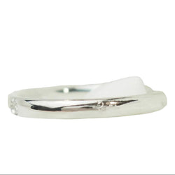 Bague Alliance POMELLATO "Lucciole" en or blanc et diamant - Castafiore
