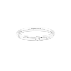 Bague Alliance POMELLATO "Lucciole" en or blanc et diamants - Castafiore