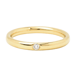 Bague Alliance POMELLATO "Lucciole" en or jaune et diamant - Castafiore