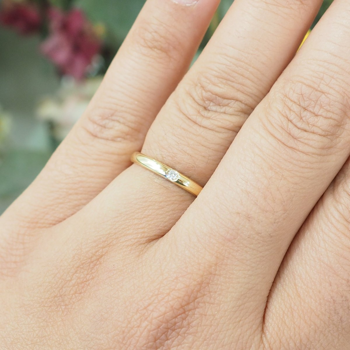Bague Alliance POMELLATO "Lucciole" en or jaune et diamant - Castafiore