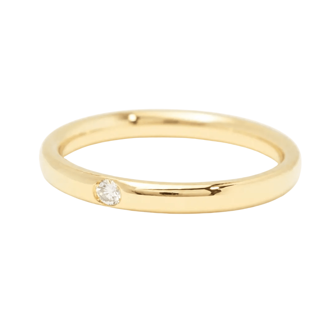 Bague Alliance POMELLATO "Lucciole" en or jaune et diamant - Castafiore