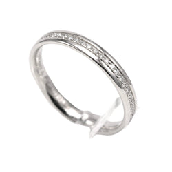 Bague Alliance TIFFANY & CO. en or blanc et diamants - Castafiore
