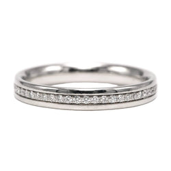 Bague Alliance TIFFANY & CO. en or blanc et diamants - Castafiore