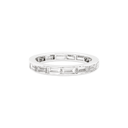 Bague Alliance VAN CLEEF & ARPELS "Romance" en platine et diamants - Castafiore