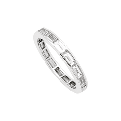 Bague Alliance VAN CLEEF & ARPELS "Romance" en platine et diamants - Castafiore