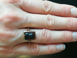 Bague Ancienne Camée Agate Guerrier Grec - Castafiore