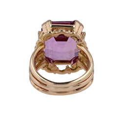 Bague ancienne Kunzite - Castafiore