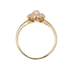 Bague ancienne ronde diamants - Castafiore