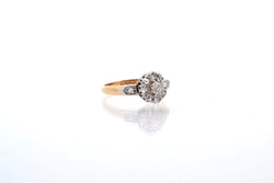 Bague ancienne sertie de diamants - Castafiore