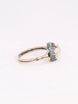 Bague ancienne solitaire diamant taille rose 1,6 ct - Castafiore