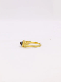 Bague antique intaille romaine sur agate figurant Athena de profil - Castafiore