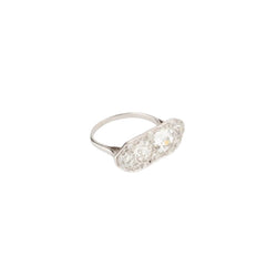 Bague Art Déco rectangulaire - Castafiore