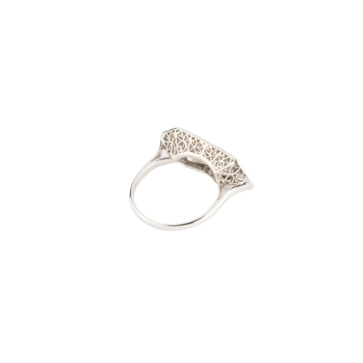 Bague Art Déco rectangulaire - Castafiore