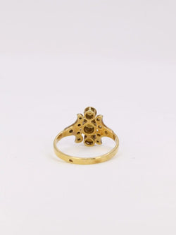 Bague Art Nouveau perles diamants - Castafiore