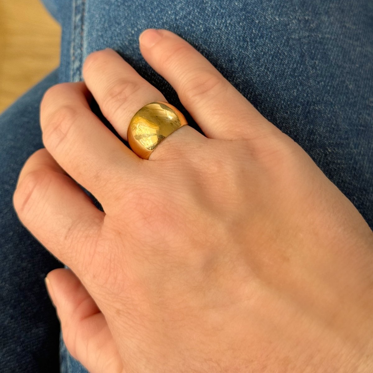 Bague bandeau bombée - Castafiore