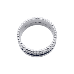 Bague Bandeau BOUCHERON "Quatre Black Édition" en or blanc et diamants - Castafiore