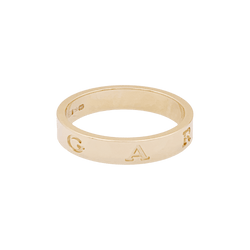 Bague Bandeau BUGARI "B.ZERO 1" en or rose - Castafiore