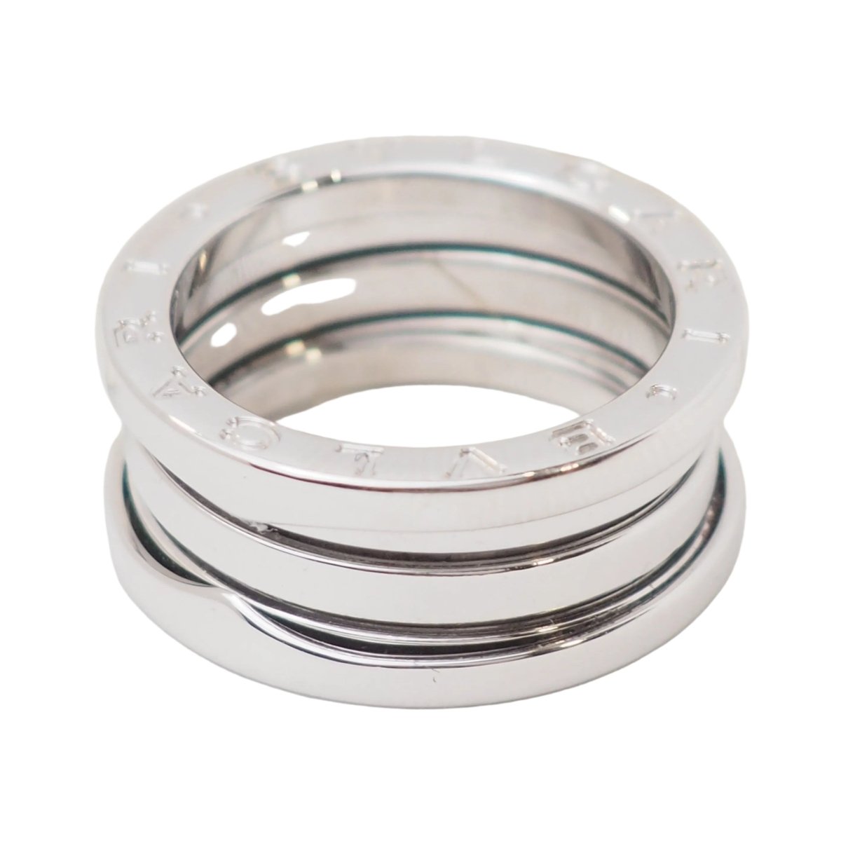 Bague Bandeau BULGARI "B.Zéro1" en or blanc - Castafiore