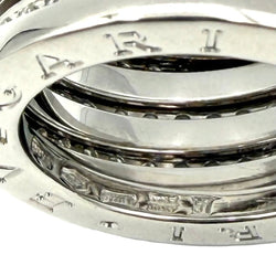 Bague Bandeau BULGARI "B.Zero1" en or blanc et diamants - Castafiore