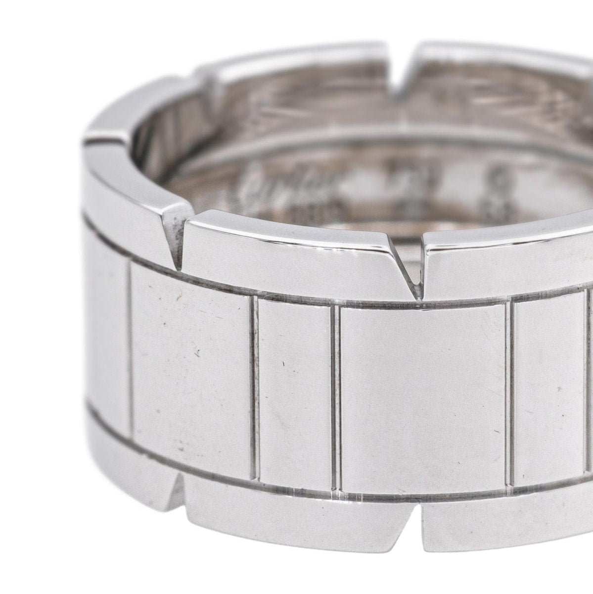 Bague Bandeau CARTIER en or blanc - Castafiore