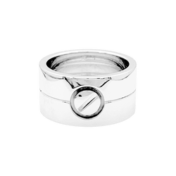 Bague Bandeau CARTIER "Love" en or blanc - Castafiore