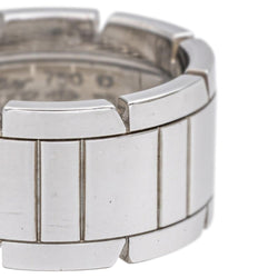 Bague Bandeau CARTIER "Tank" en or blanc - Castafiore
