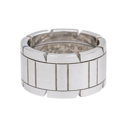 Bague Bandeau CARTIER "Tank" en or blanc - Castafiore