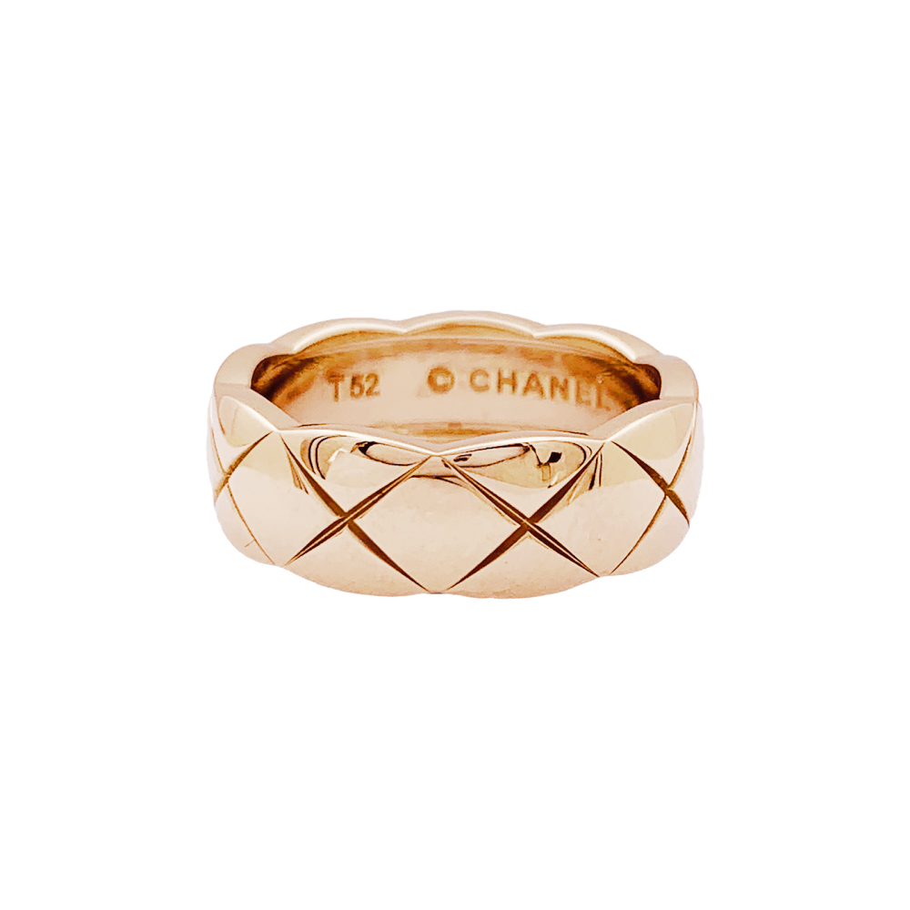 Bague Bandeau CHANEL "Coco Rush" en or rose - Castafiore