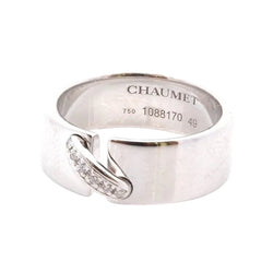 Bague Bandeau CHAUMET « Liens » en or blanc et diamants - Castafiore