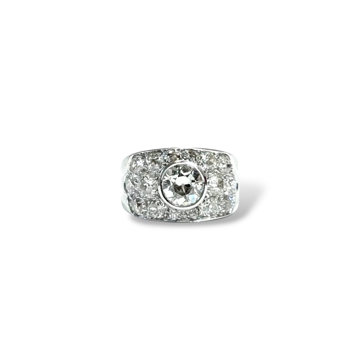 Bague bandeau diamants - Castafiore