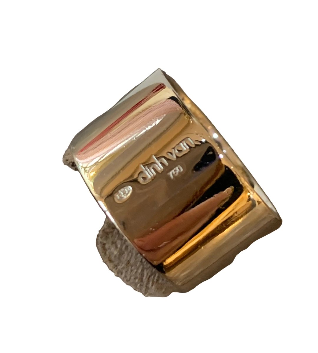 Bague Bandeau DINH VAN "Anthéa" en or blanc et diamants - Castafiore