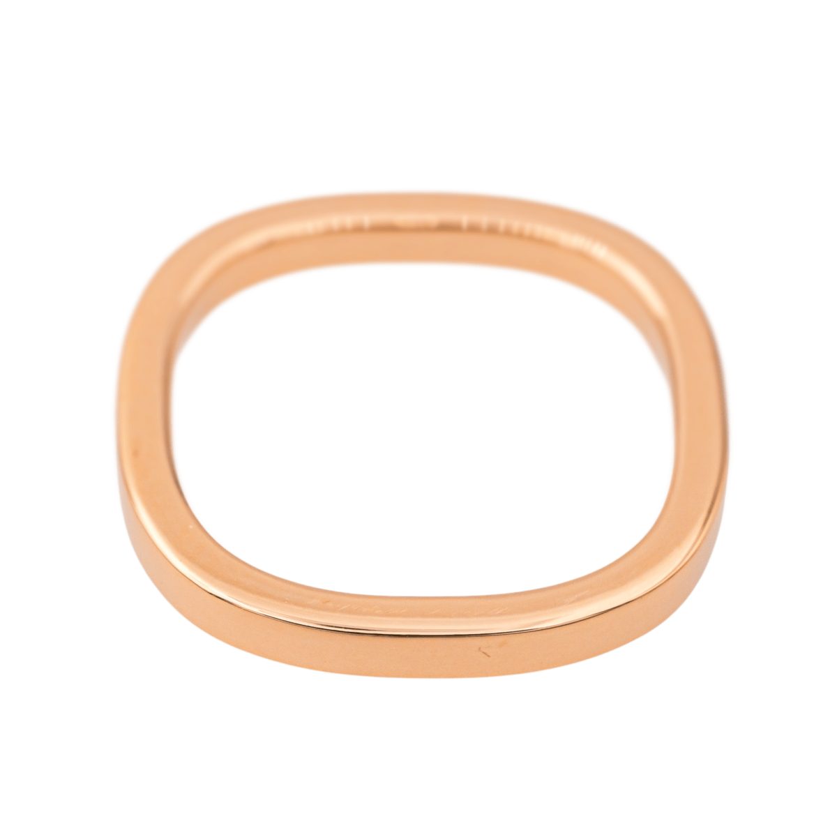 Bague Bandeau DINH VAN "Carré" en or rose - Castafiore
