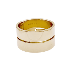 Bague Bandeau DINH VAN "Seventies" en or jaune - Castafiore