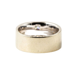 Bague Bandeau en or blanc et diamants - Castafiore