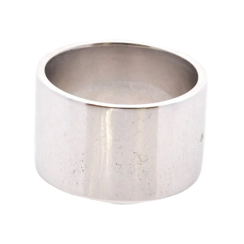Bague Bandeau en or blanc et diamants - Castafiore