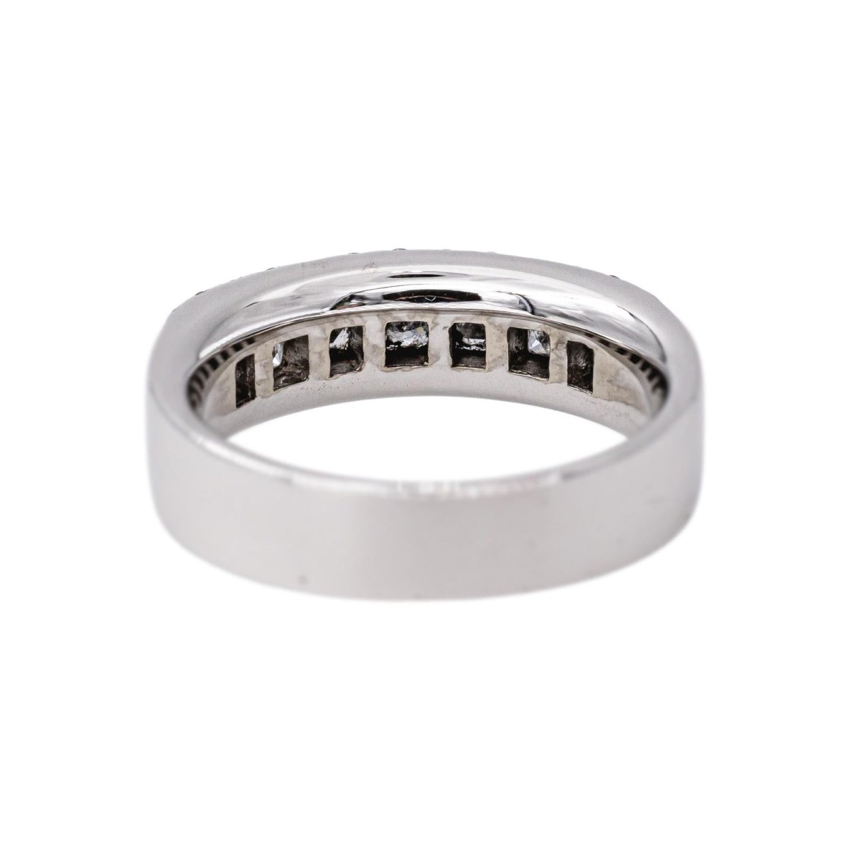 Bague Bandeau en or blanc et diamants - Castafiore