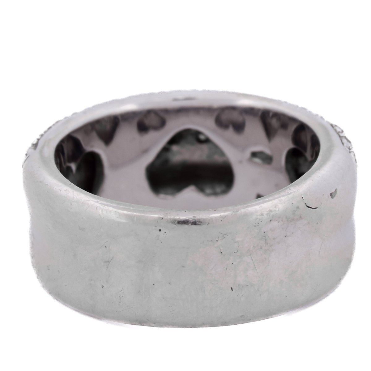 Bague Bandeau en or blanc et diamants - Castafiore