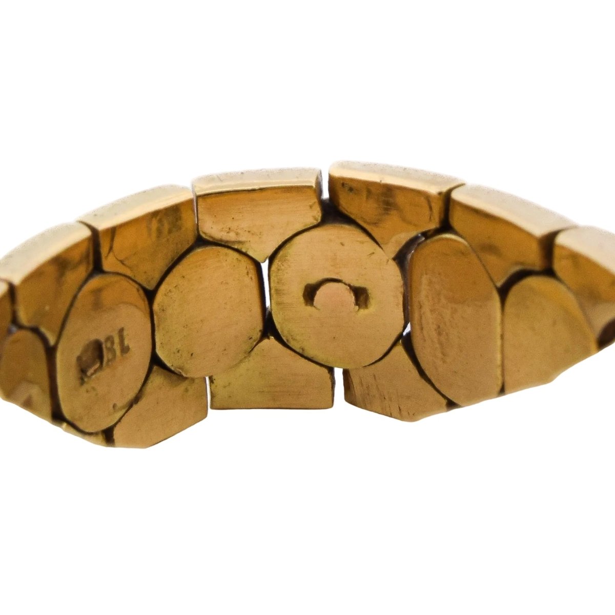 Bague Bandeau en or jaune et diamant - Castafiore