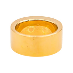 Bague Bandeau en or jaune, saphir et diamants - Castafiore
