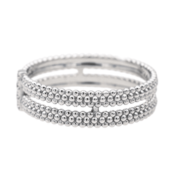 Bague Bandeau MAUBOUSSIN "Mon Premier Jour c'est Toi N°1" en or blanc et diamants - Castafiore
