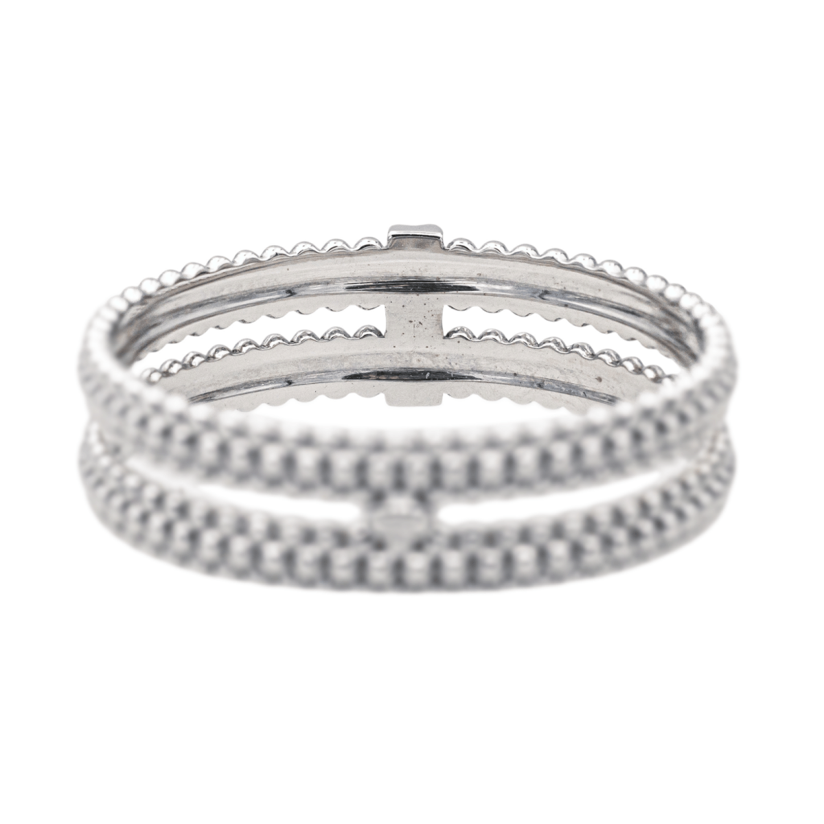 Bague Bandeau MAUBOUSSIN "Mon Premier Jour c'est Toi N°1" en or blanc et diamants - Castafiore