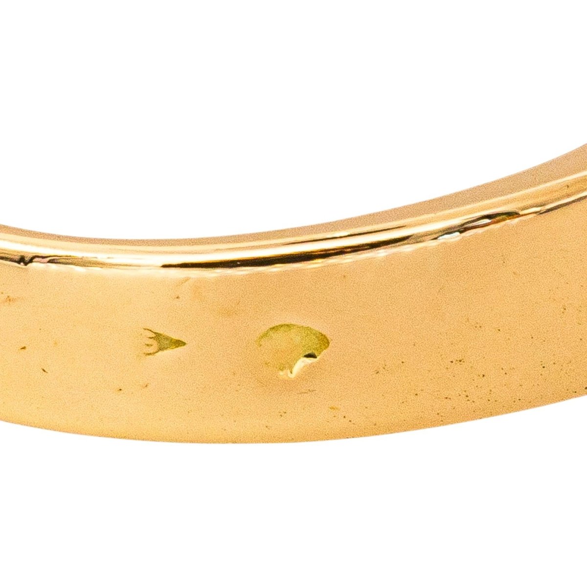 Bague Bandeau Or jaune Saphir - Castafiore