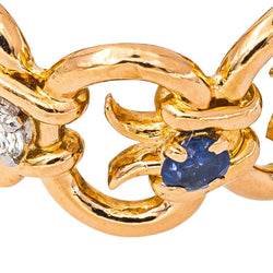 Bague Bandeau Or rose Diamant - Castafiore